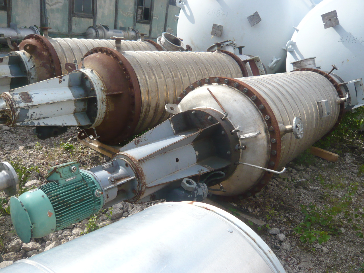  Wiped/Thin Film Evaporator 145.1 kg/h (320 lb/h) Stainless Steel 316L For Sale - IPP# 211633