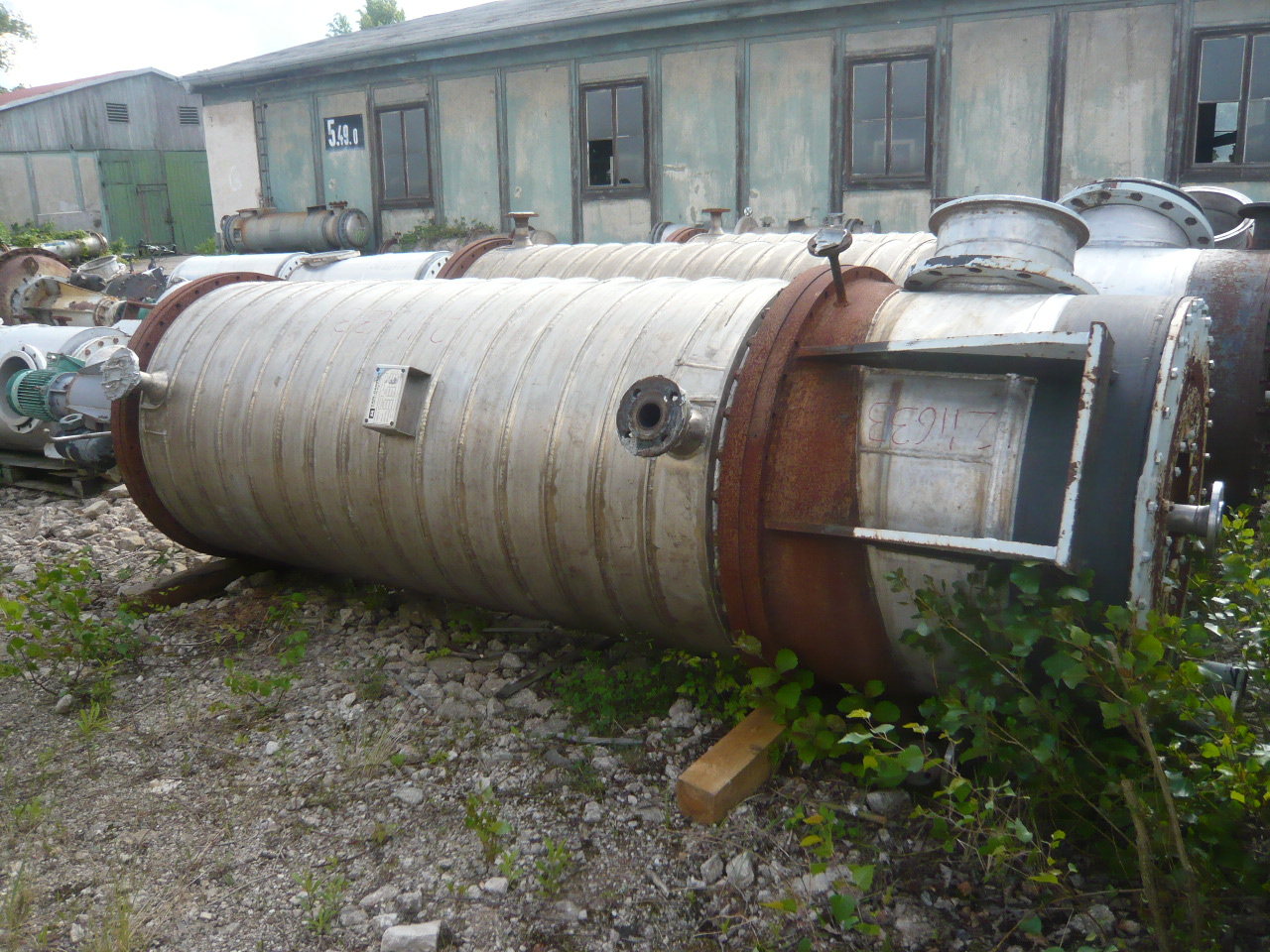  Wiped/Thin Film Evaporator 145.1 kg/h (320 lb/h) Stainless Steel 316L For Sale - IPP# 211633