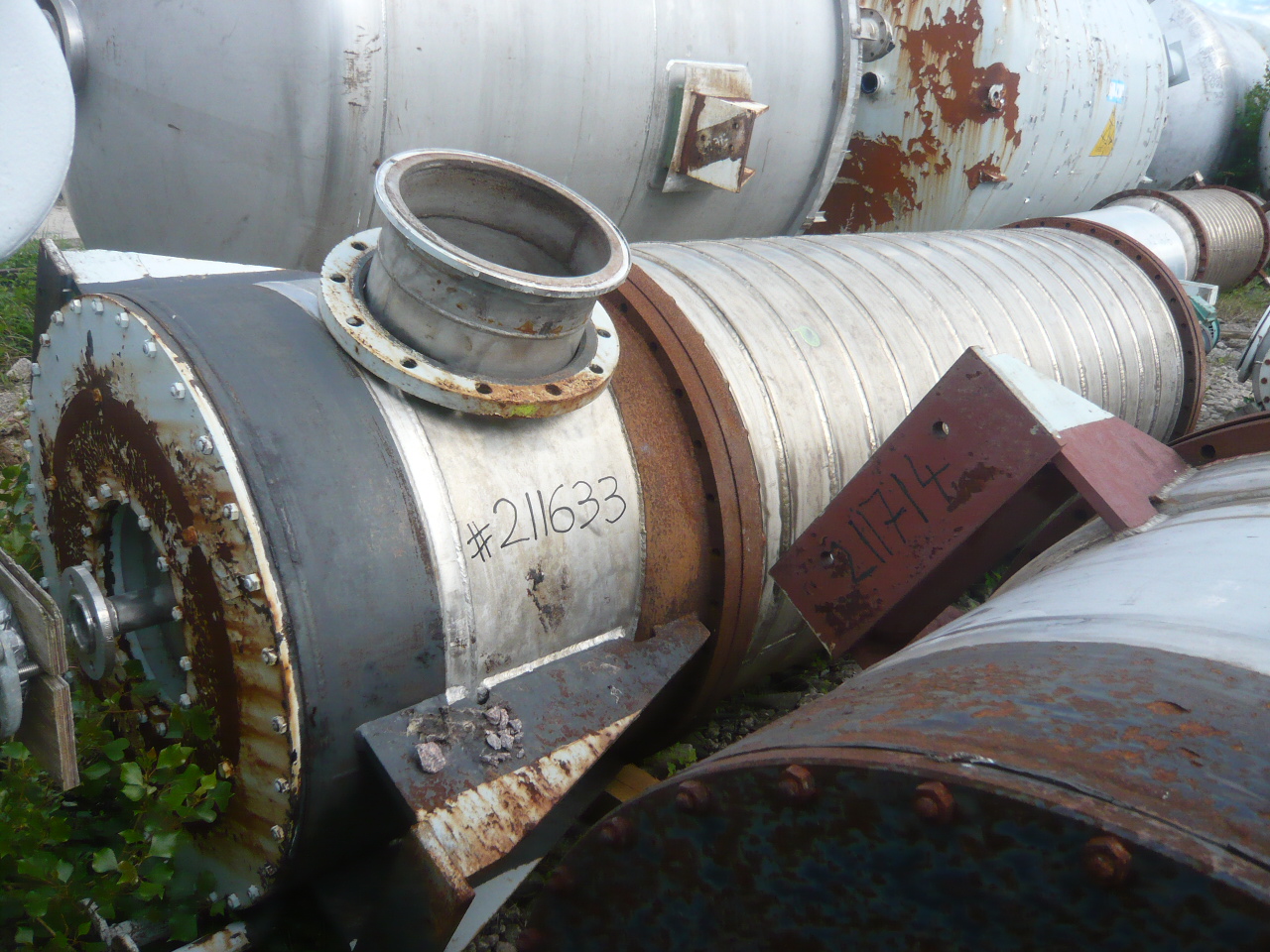  Wiped/Thin Film Evaporator 145.1 kg/h (320 lb/h) Stainless Steel 316L For Sale - IPP# 211633