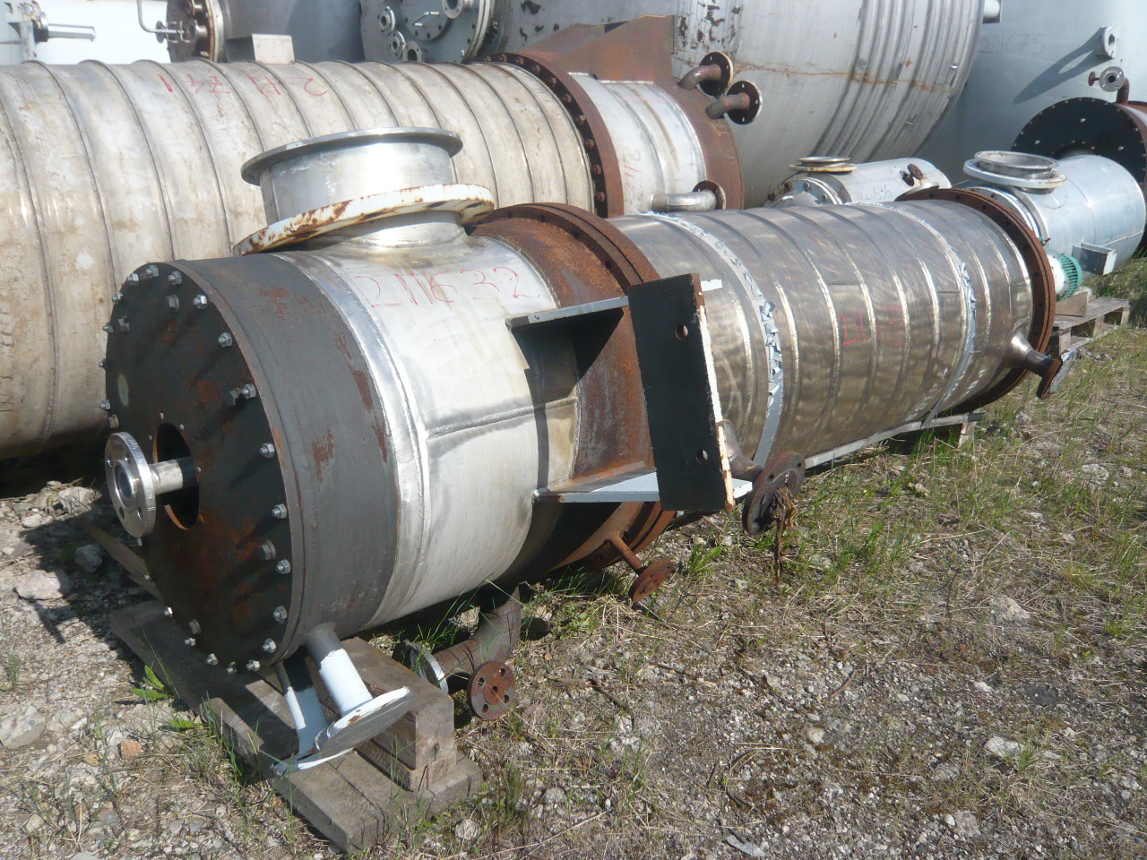  Wiped/Thin Film Evaporator 72.6 kg/h (160 lb/h) Stainless Steel 316 For Sale - IPP# 211632