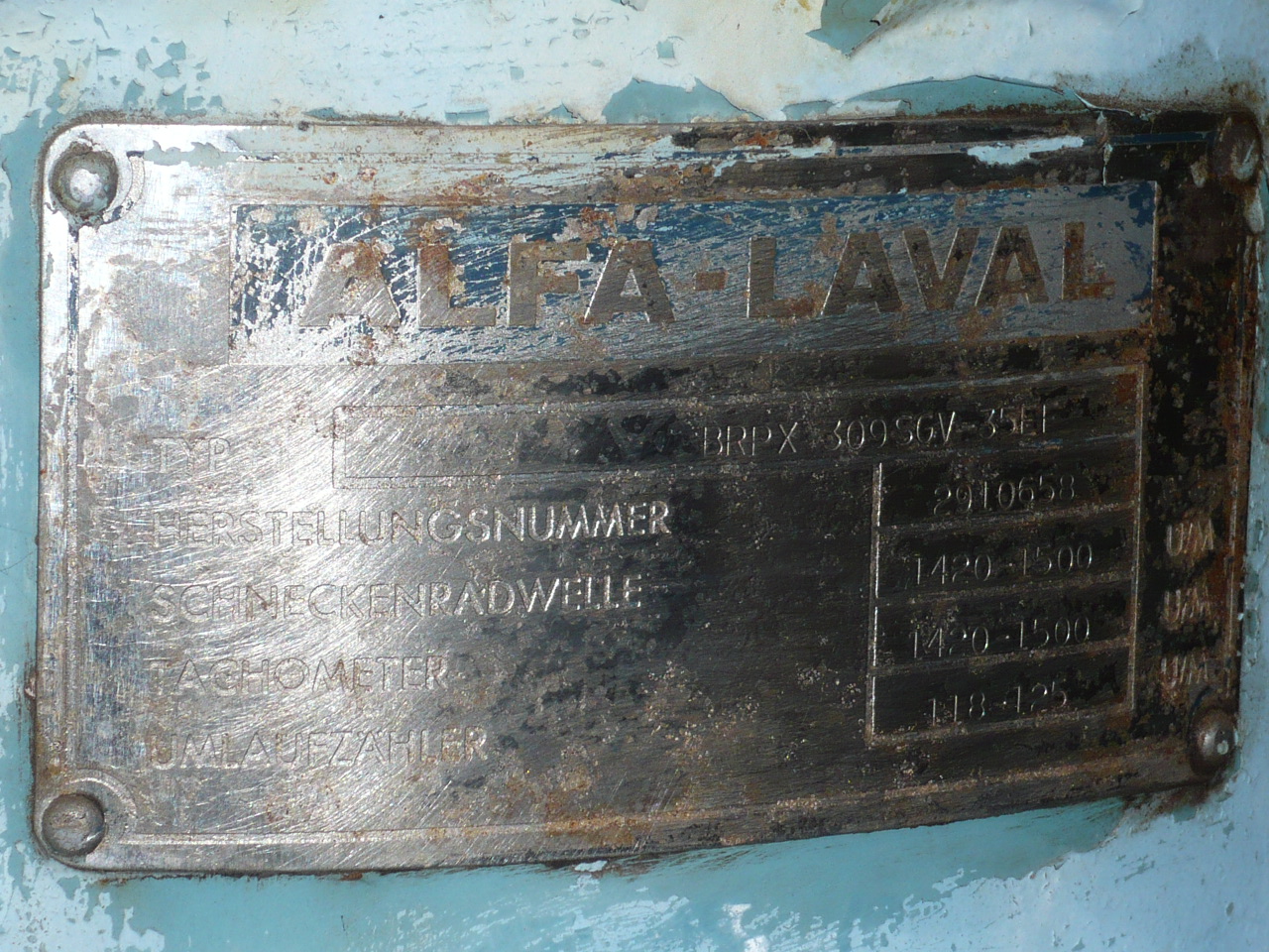   Centrifuge-Disc Bowl 10 kW (13.4 HP) Stainless Steel Other For Sale - IPP# 211827