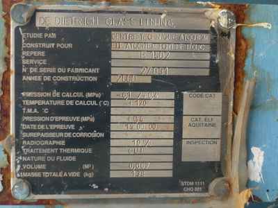  Shell and Tube Heat Exchanger 25.7 m² (276.6 ft²) Tantalum For Sale - IPP# 212448