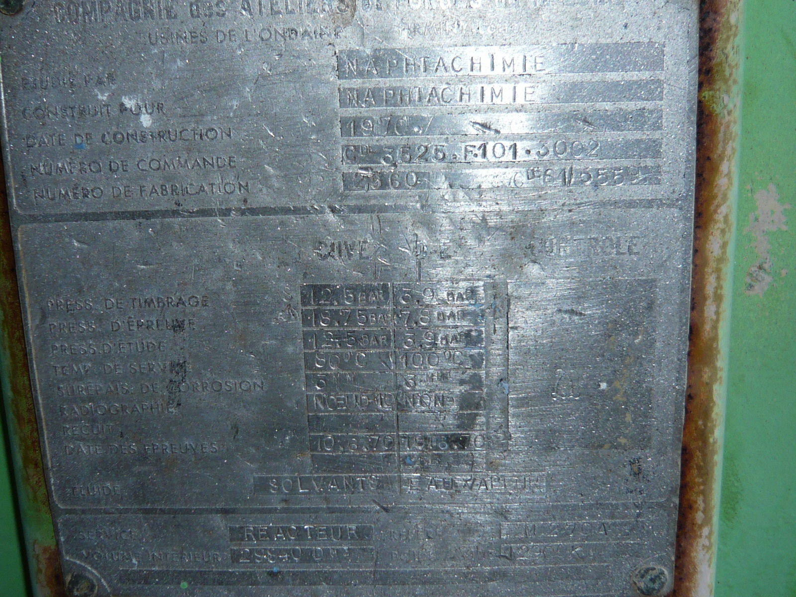 Stainless Steel 316 Clad Batch-Type Agitated Reactor - IPP# 212456