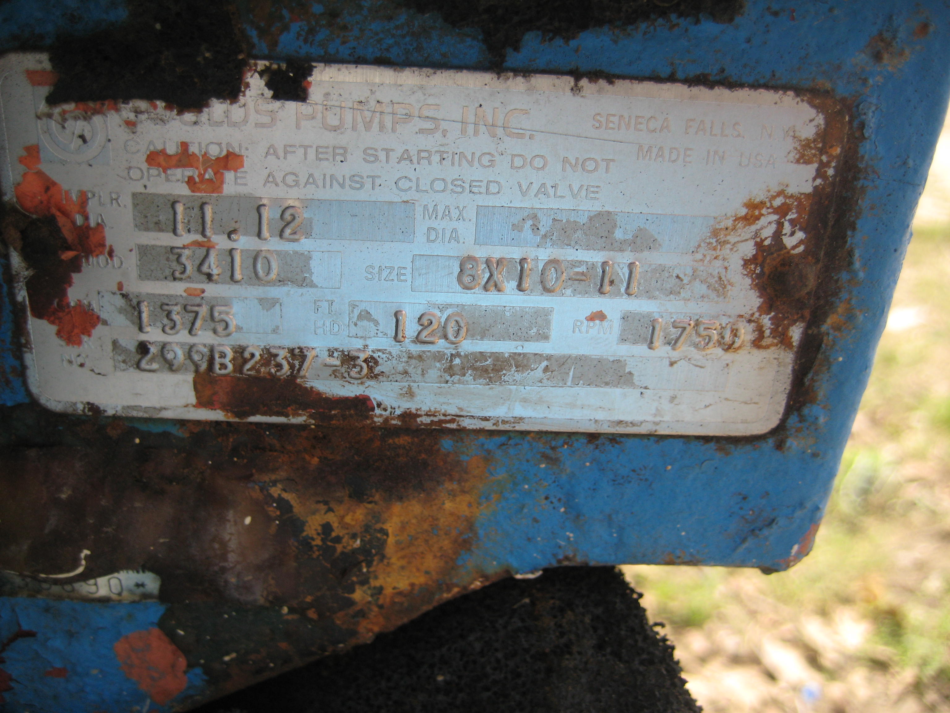  Centrifugal Pump 312.3 m3/h (1,375 GPM) Carbon Steel For Sale - IPP# 212856