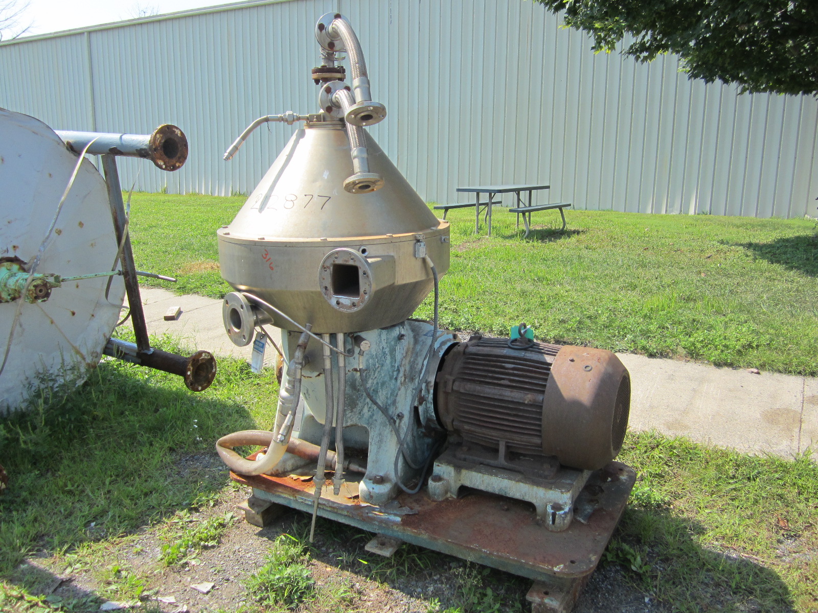 Unused  Centrifuge-Disc Bowl 22 kW (29.5 HP) Stainless Steel 316 For Sale - IPP# 212877