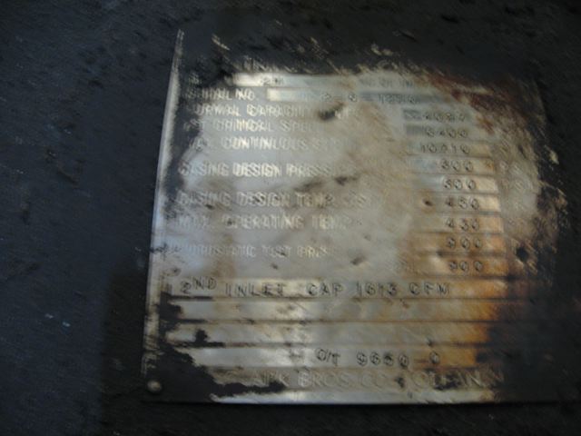  Centrifugal Compressor 7,279 m3/h (4,284 CFM) Carbon Steel For Sale - IPP# 212815