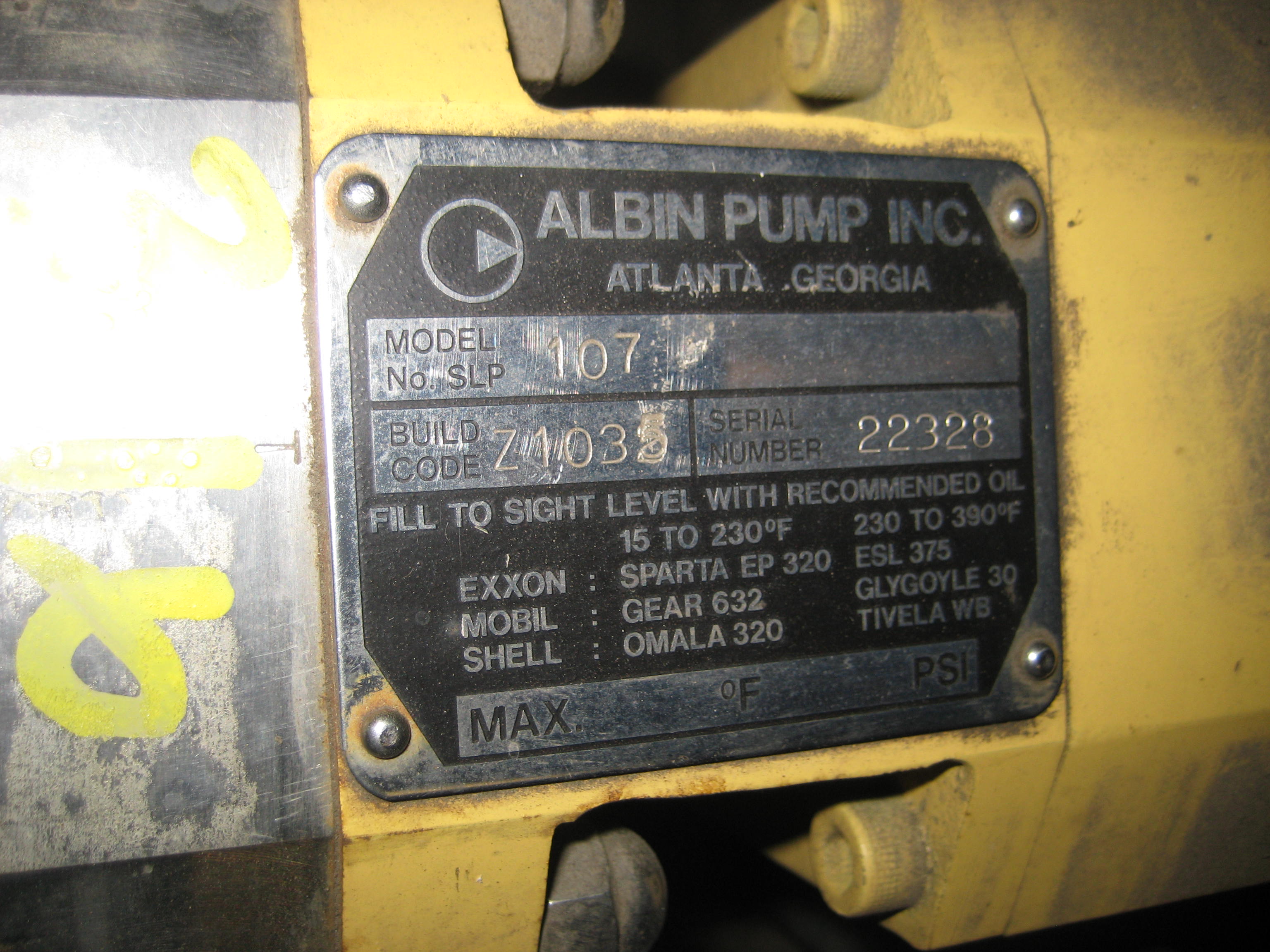  Rotary Pump  Stainless Steel 316 For Sale - IPP# 212942