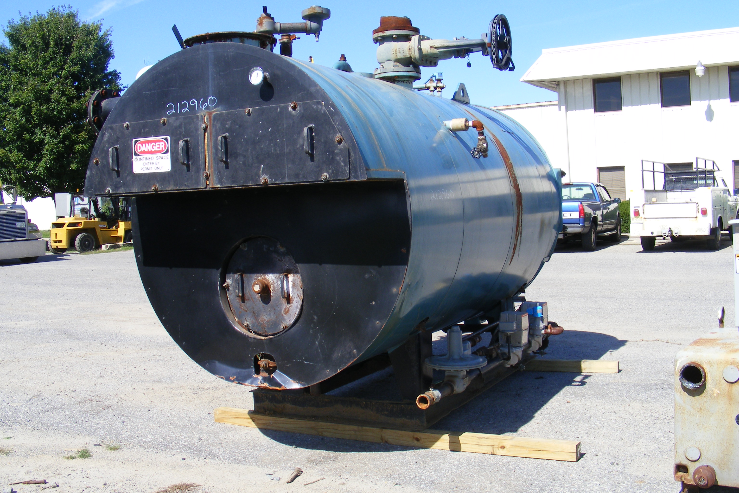  Steam Boiler 2,347 kg/h (5,175 lb/h) Carbon Steel For Sale - IPP# 212960