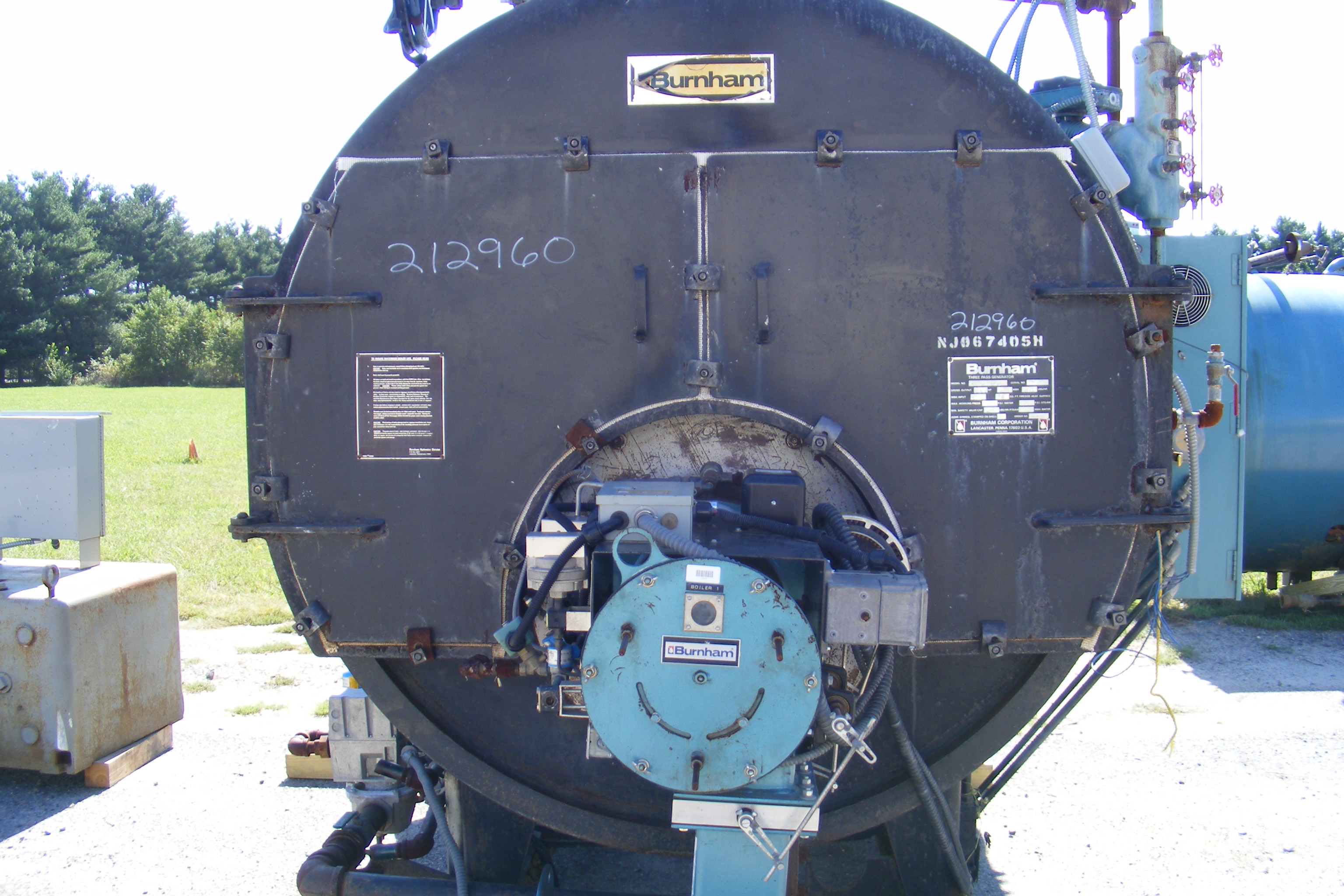  Steam Boiler 2,347 kg/h (5,175 lb/h) Carbon Steel For Sale - IPP# 212960