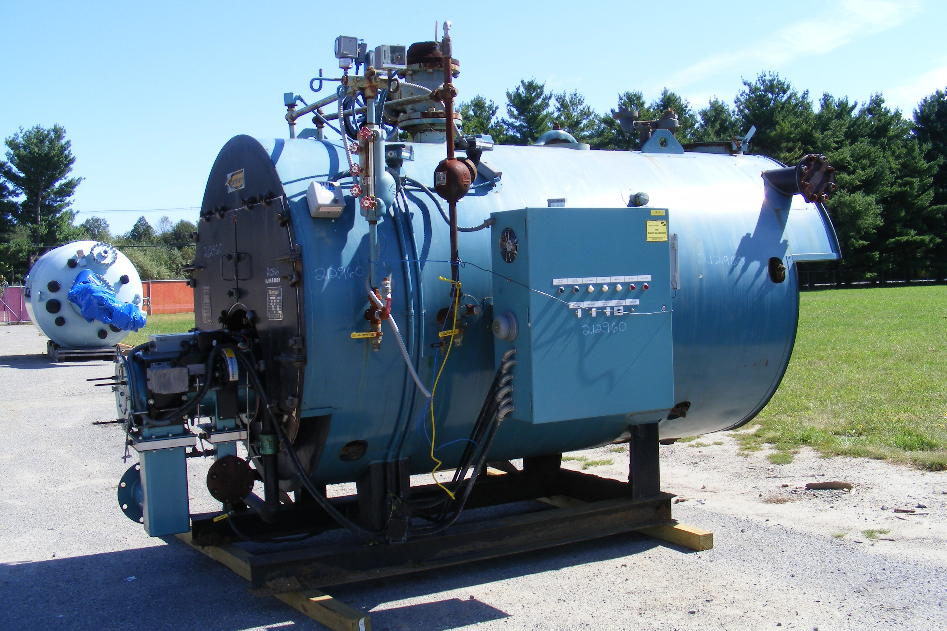  Steam Boiler 2,347 kg/h (5,175 lb/h) Carbon Steel For Sale - IPP# 212960