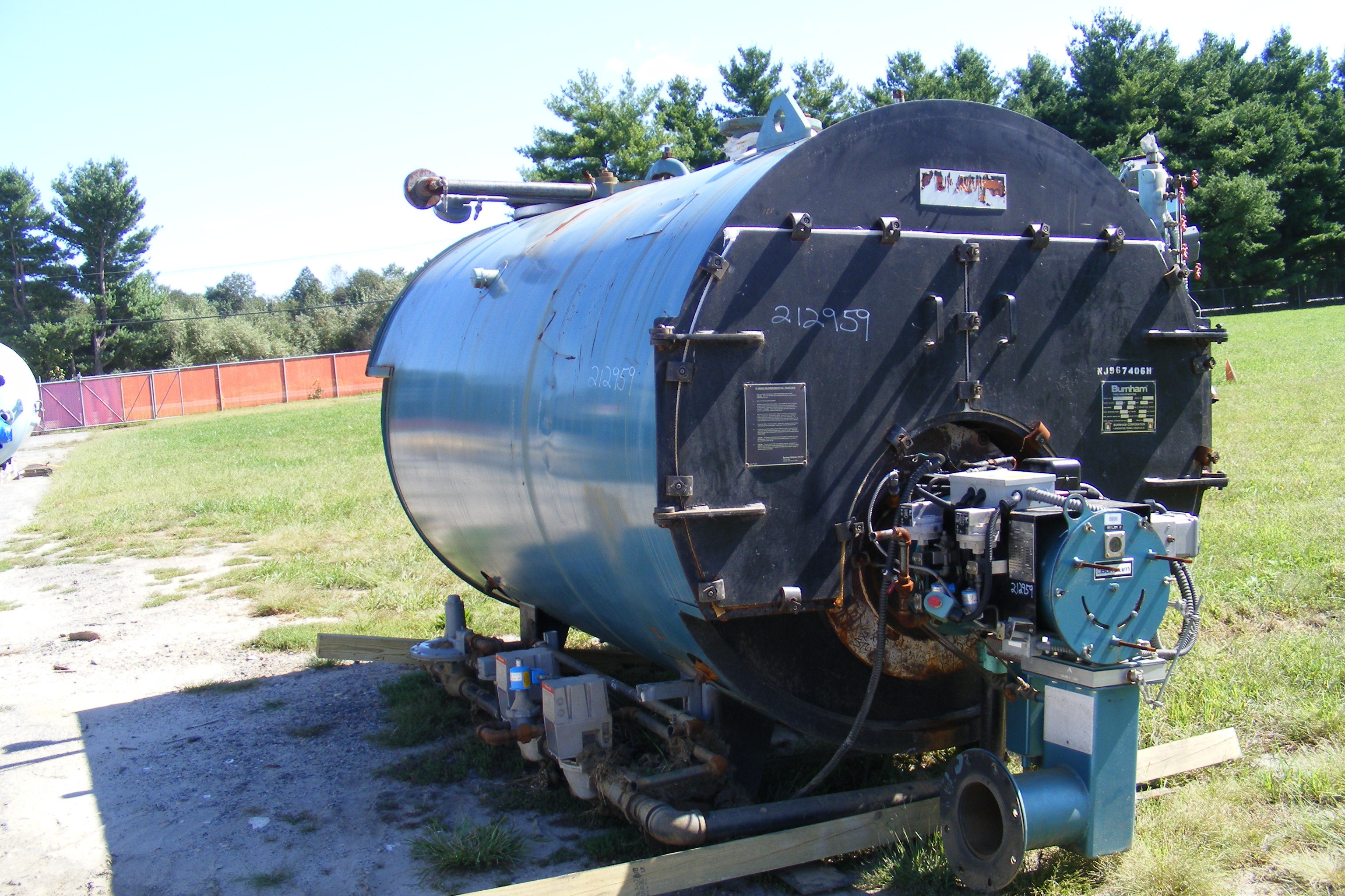  Steam Boiler 2,347 kg/h (5,175 lb/h) Carbon Steel For Sale - IPP# 212960