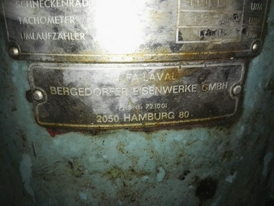   Centrifuge-Disc Bowl 18.5 kW (24.8 HP) Stainless Steel 316 For Sale - IPP# 212922