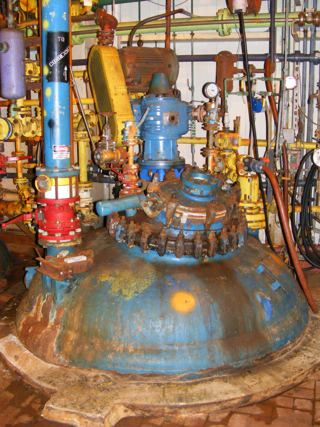 Glasslined Pfaudler RA Batch-Type Agitated Reactor
