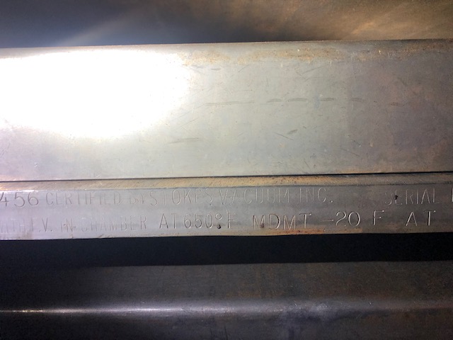 Stainless Steel 316 Stokes  Dryer-Shelf - IPP# 225495