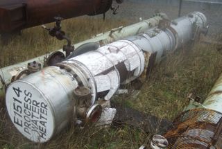 Stainless Steel 304 GEA Airexchangers Ltd BEM Shell and Tube Heat Exchanger