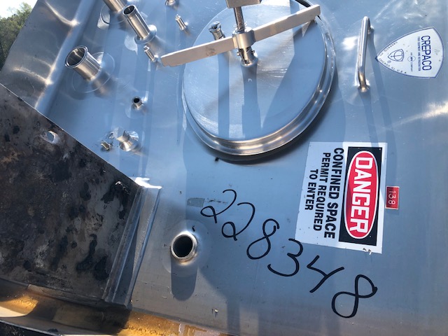 Stainless Steel 304 Crepaco Tank - IPP# 228348