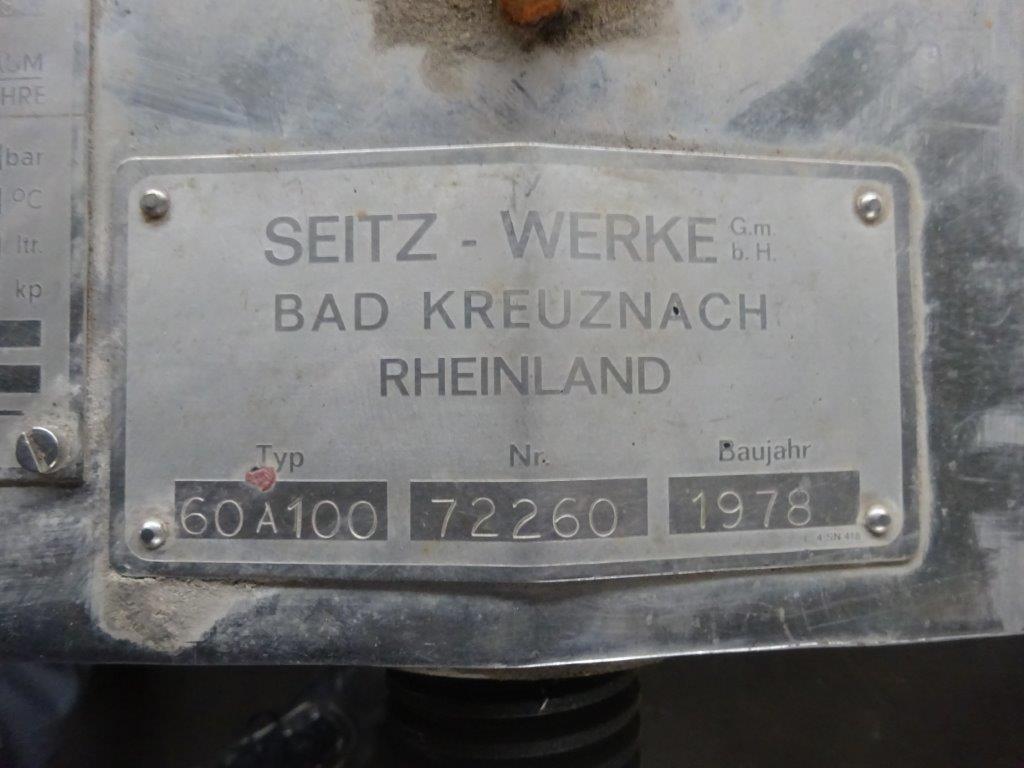 321 Stainless Steel Seitz 60A100 Filter Press - IPP# 229371
