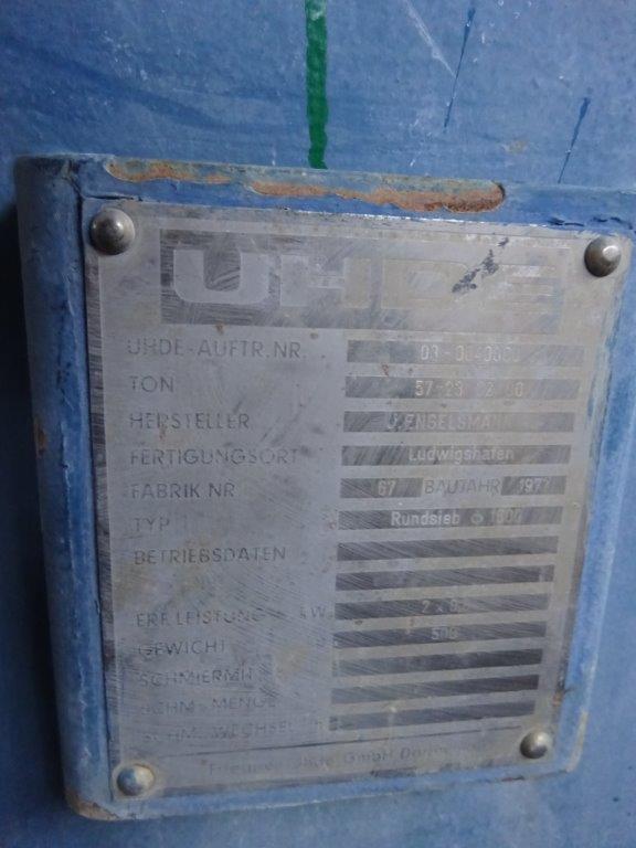  Separators Screener 1,600 mm (63 in) Stainless Steel 321 For Sale - IPP# 229384