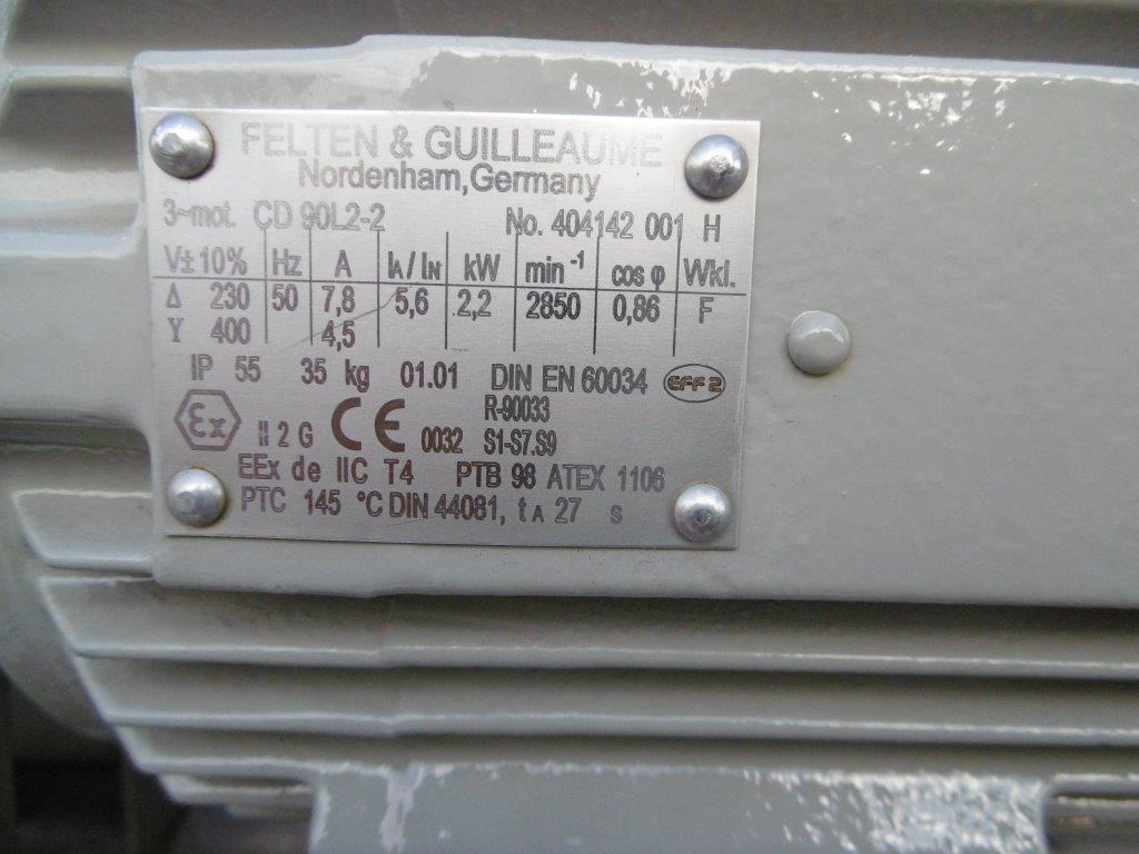   Centrifuge-Misc. & Hydraulic 5.5 kW (7.4 HP) Stainless Steel Other For Sale - IPP# 220457