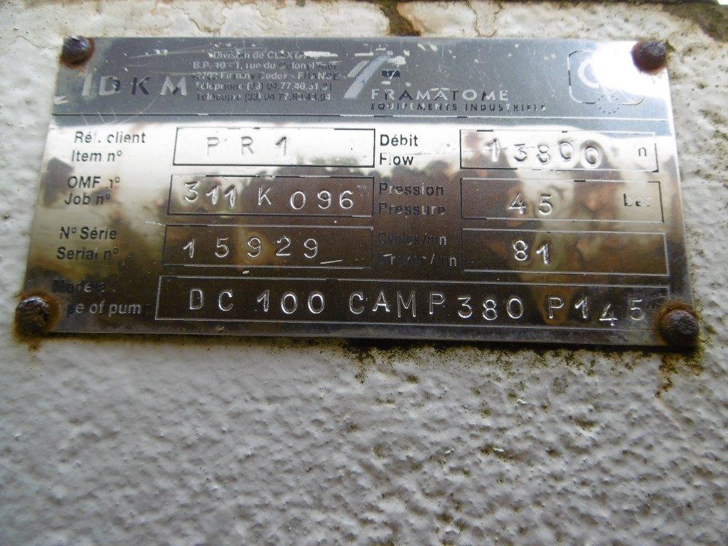  Reciprocating Pump 13.8 m3/h (60.8 GPM) Stainless Steel Other For Sale - IPP# 220499
