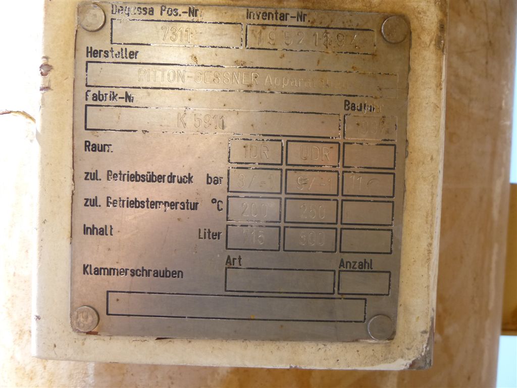  Rising/Falling Film Evaporator  Stainless Steel 321 For Sale - IPP# 220593