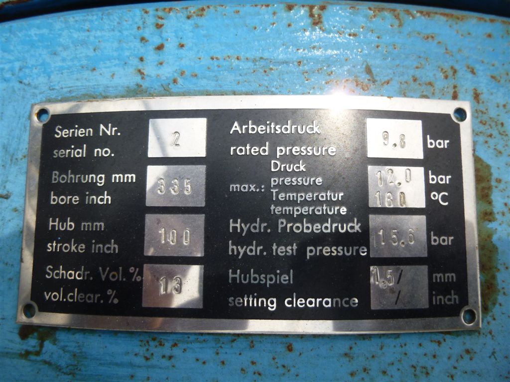 Neumann & Esser Maschinenfabrik Wurzen GmbH 3V1-440/335/180 Reciprocating Compressor - IPP# 220597