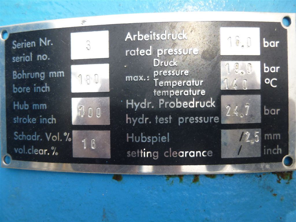 Neumann & Esser Maschinenfabrik Wurzen GmbH 3V1-440/335/180 Reciprocating Compressor - IPP# 220597