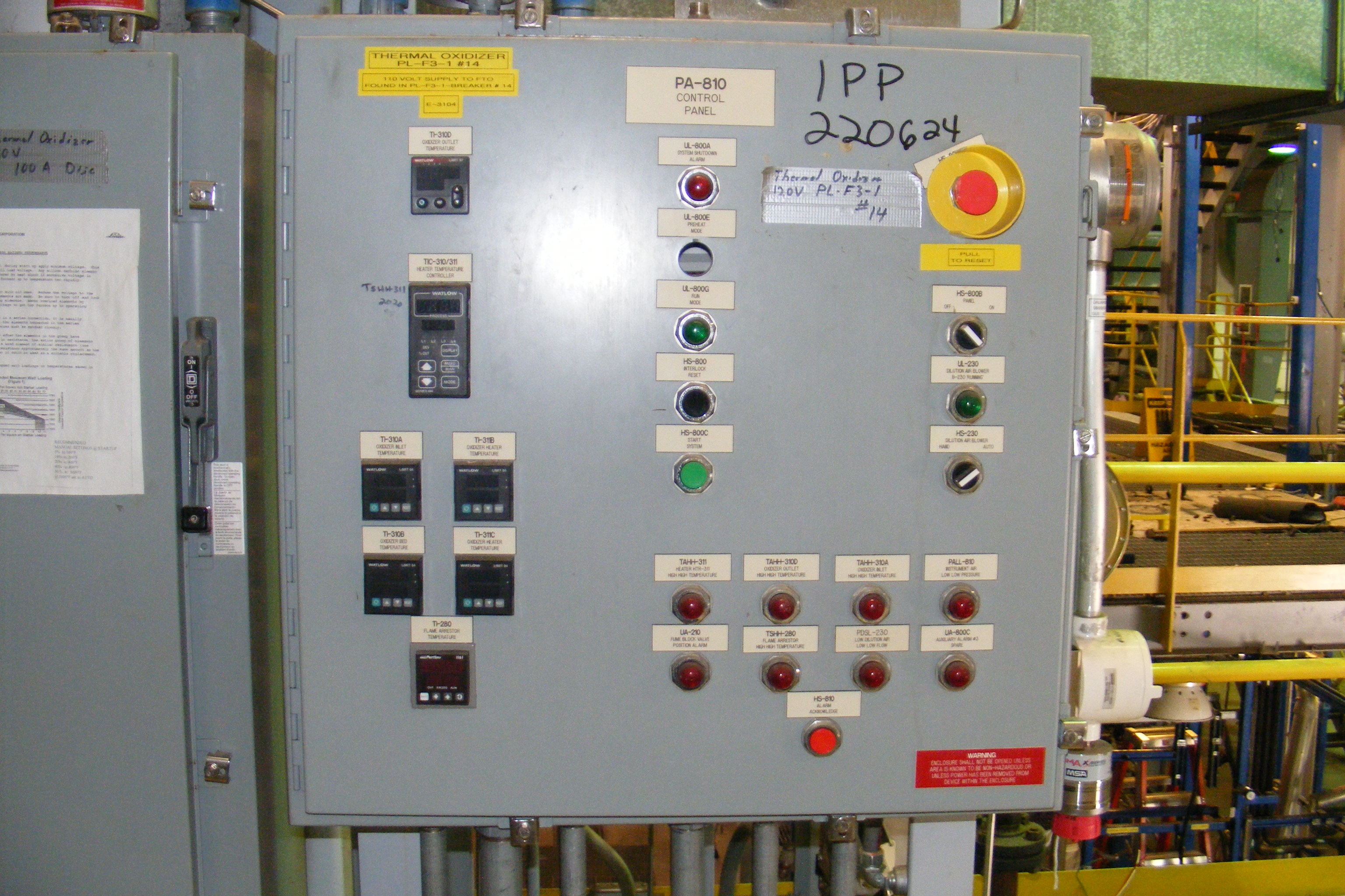   Incinerator 252,000 BTU/h (99 HP) Carbon Steel For Sale - IPP# 220624