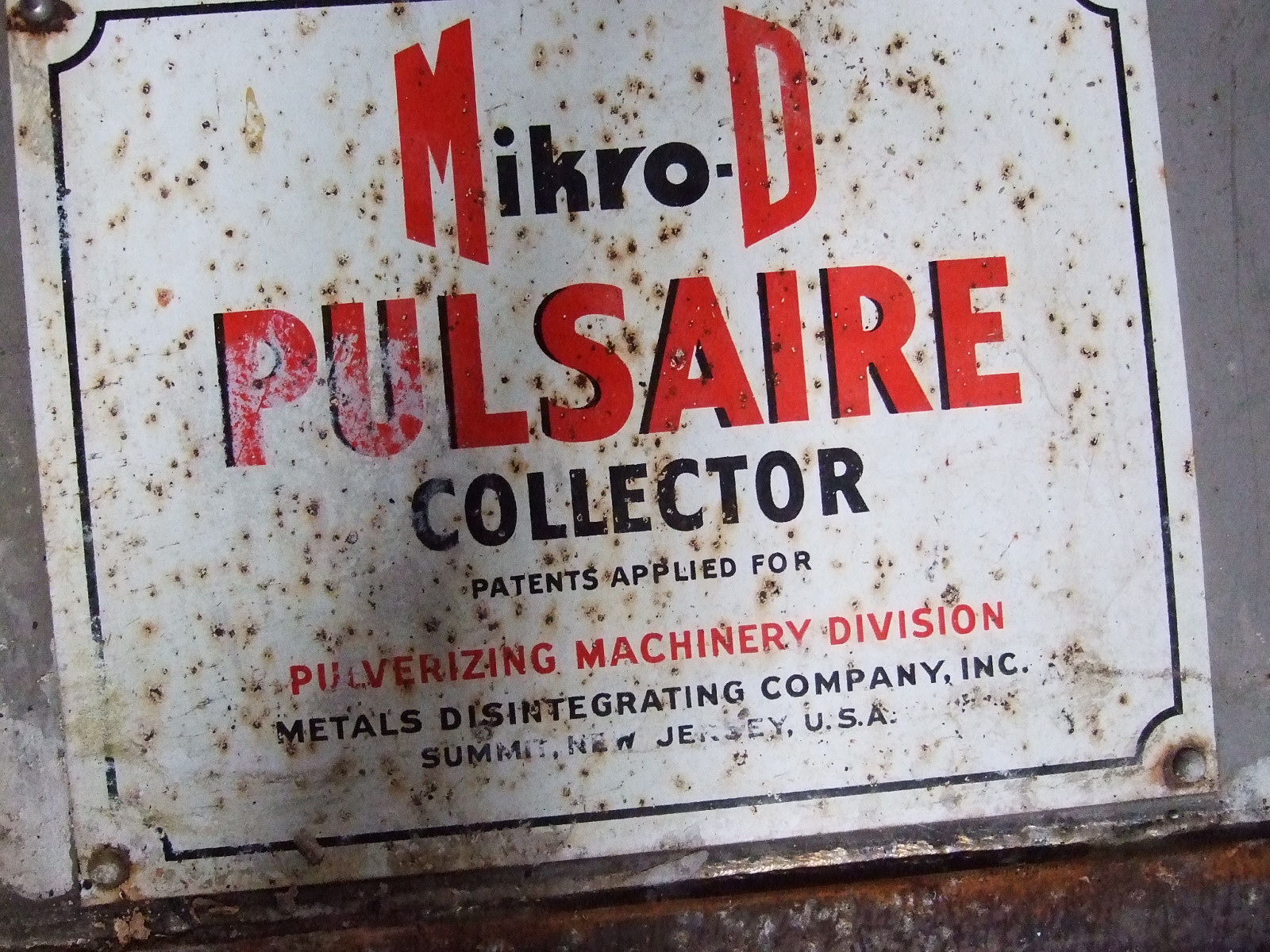 Mikro 6MA Jet Pulverizer - IPP# 220750