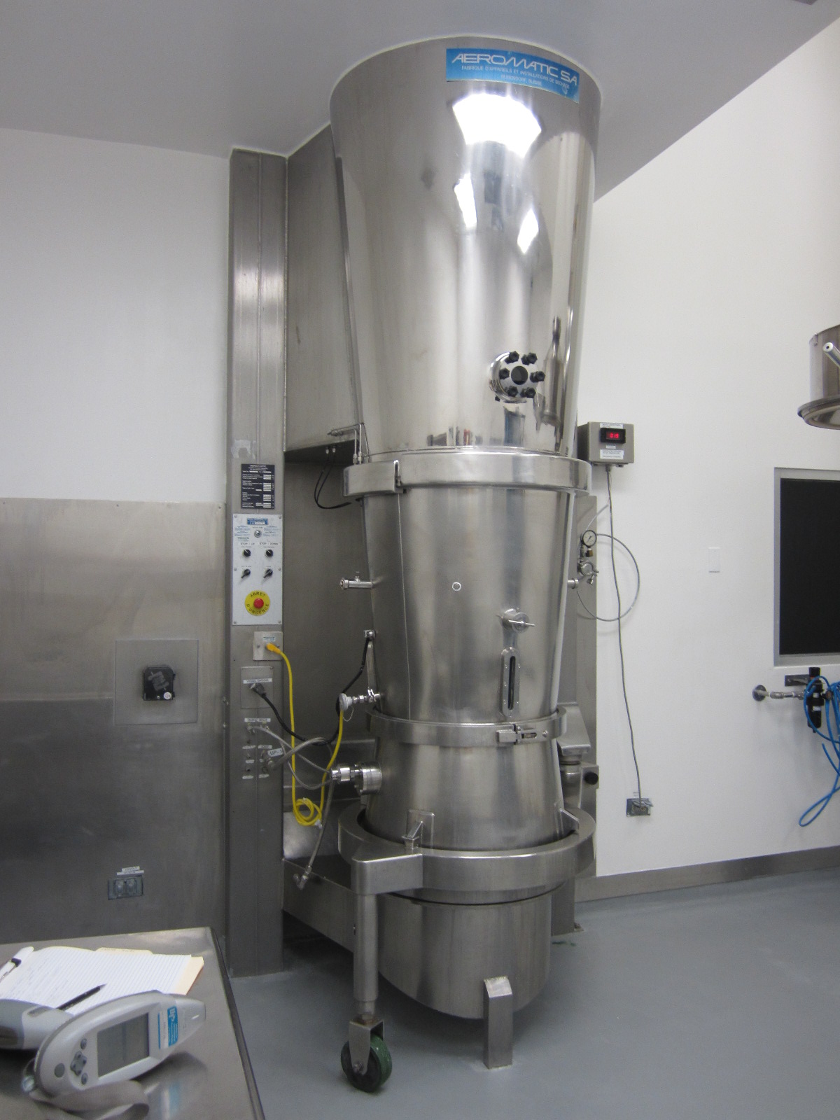 Stainless Steel 316 Aeromatic-Fielder AG Aerocoater Model CU-4 Dryer-Fluid Bed - IPP# 220885