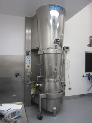 Stainless Steel 316 Aeromatic-Fielder AG Aerocoater Model CU-4 Dryer-Fluid Bed