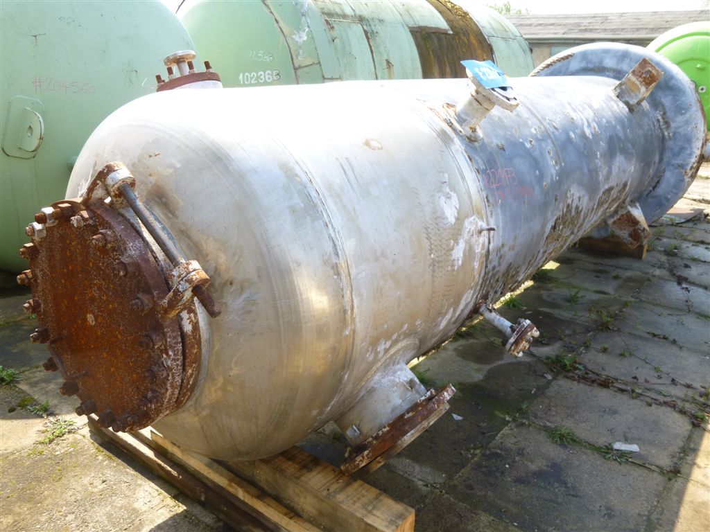  Shell and Tube Heat Exchanger 253.8 m² (2,732 ft²) Stainless Steel 316 For Sale - IPP# 221173
