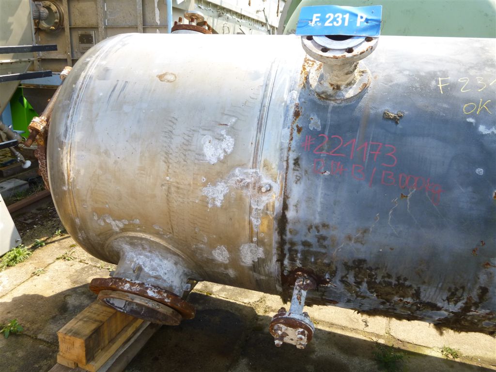  Shell and Tube Heat Exchanger 253.8 m² (2,732 ft²) Stainless Steel 316 For Sale - IPP# 221173