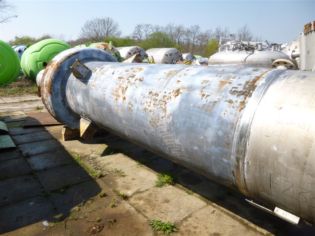 Shell and Tube Heat Exchanger 253.8 m² (2,732 ft²) Stainless Steel 316 For Sale - IPP# 221173