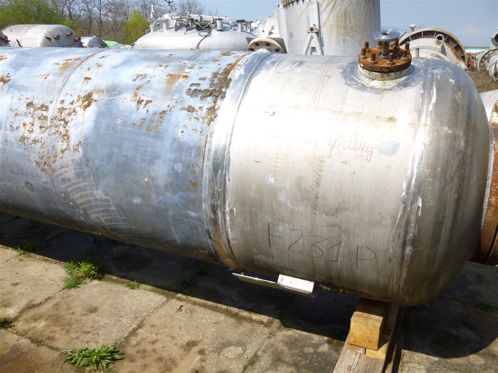  Shell and Tube Heat Exchanger 253.8 m² (2,732 ft²) Stainless Steel 316 For Sale - IPP# 221173