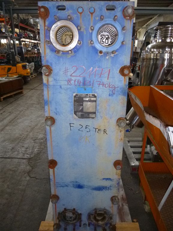  Plate and Frame Heat Exchanger 13.9 m² (150 ft²) Stainless Steel Austenitic For Sale - IPP# 221171