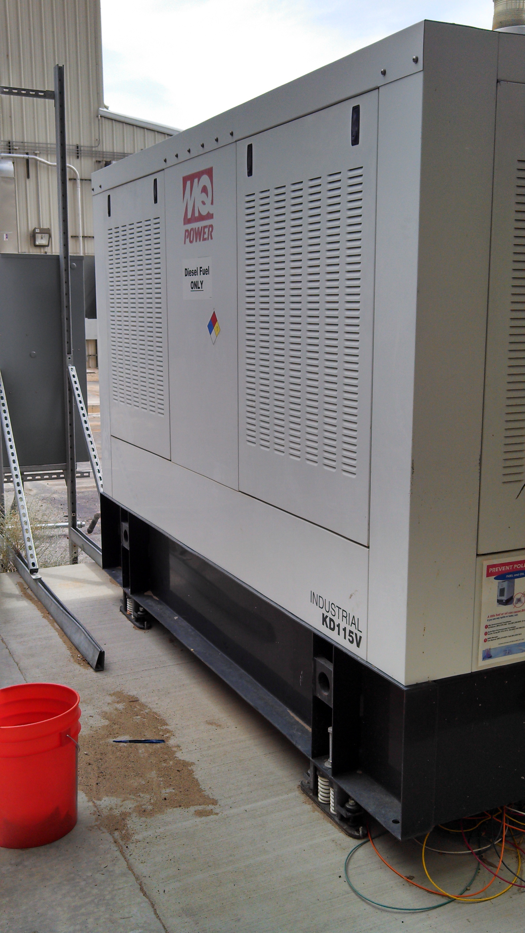 Carbon Steel MQ Power Systems TD720GE- 363CSL1607 Power Generator - IPP# 221286