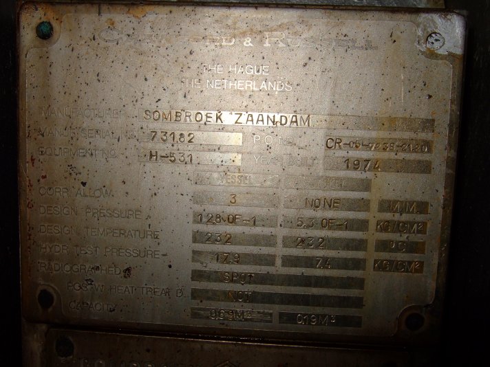 Stainless Steel 304 Sombroek Shell and Tube Heat Exchanger - IPP# 221537