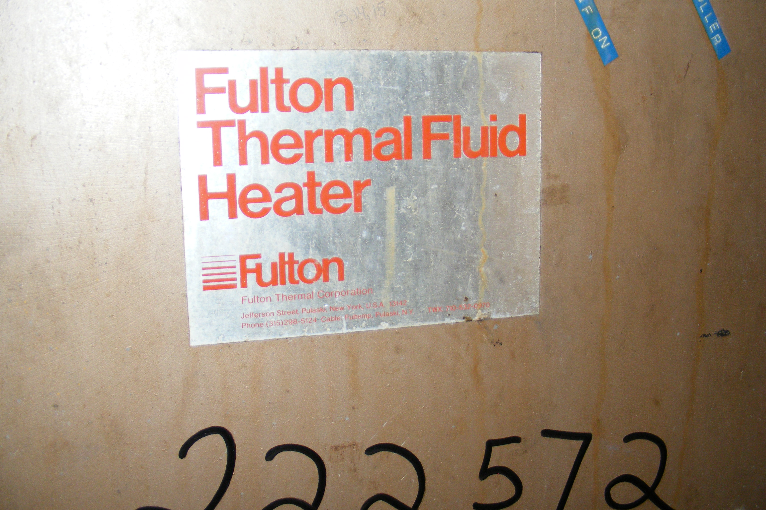  Hot Oil Boiler   For Sale - IPP# 222572