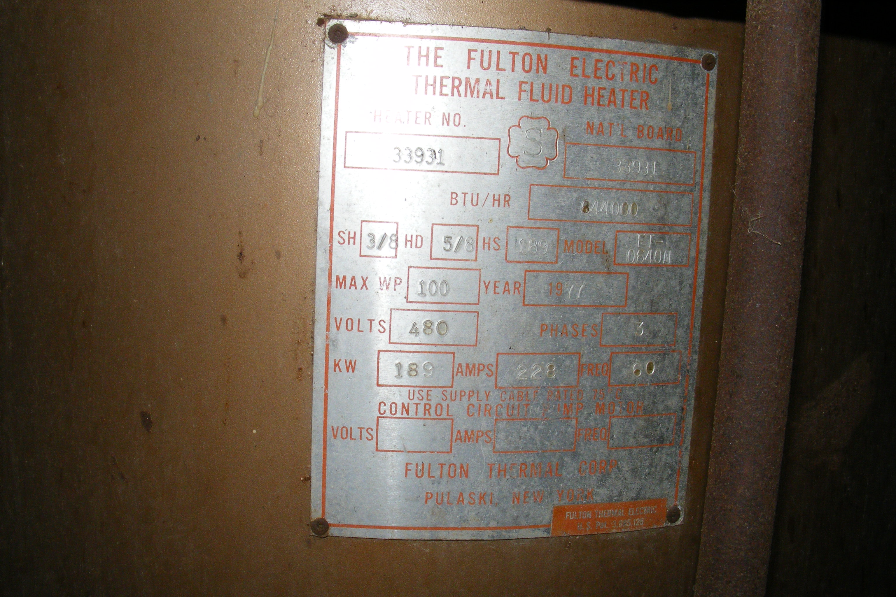  Hot Oil Boiler   For Sale - IPP# 222572