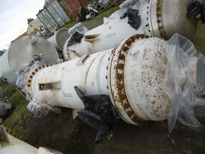  Shell and Tube Heat Exchanger 98.5 m² (1,060 ft²) Stainless Steel 316 For Sale - IPP# 222660