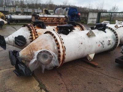  Shell and Tube Heat Exchanger 98.5 m² (1,060 ft²) Stainless Steel 316 For Sale - IPP# 222672