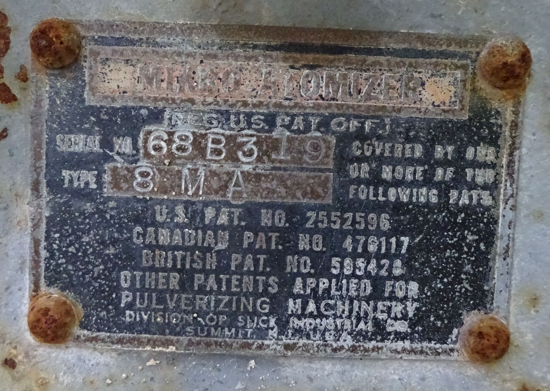  Jet Pulverizer 90 kW (120.7 HP) Stainless Steel Other For Sale - IPP# 222688