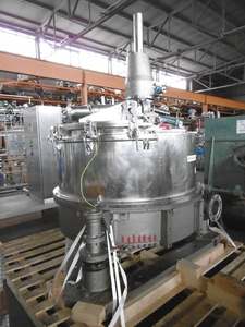  Manual Discharge-Top Centrifuge-Basket 1,250 mm (49.2 in) Stainless Steel 316 For Sale - IPP# 222623