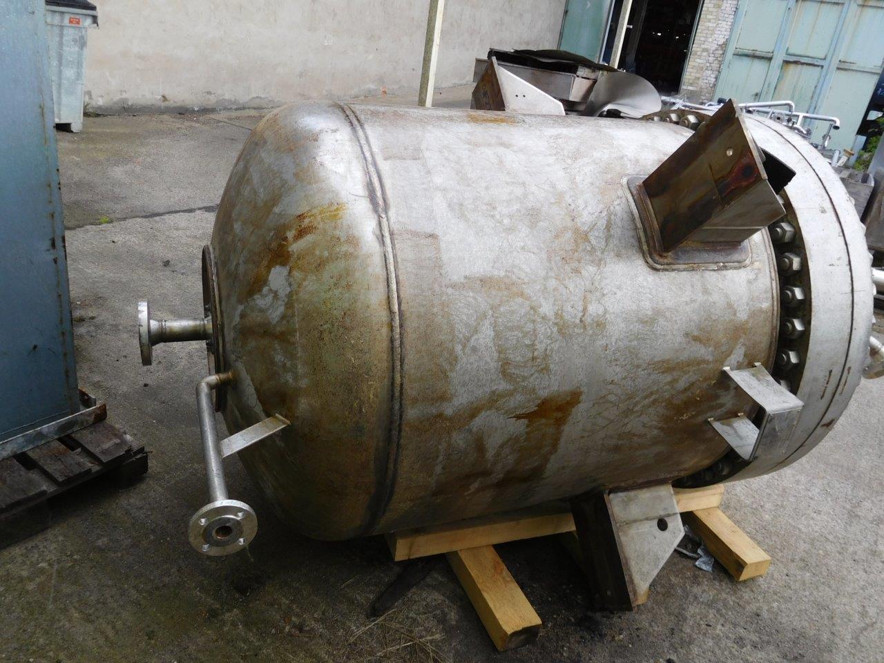  Hydrogenation Reactor 1,240 L (327.6 gallons) Stainless Steel Austenitic For Sale - IPP# 222961