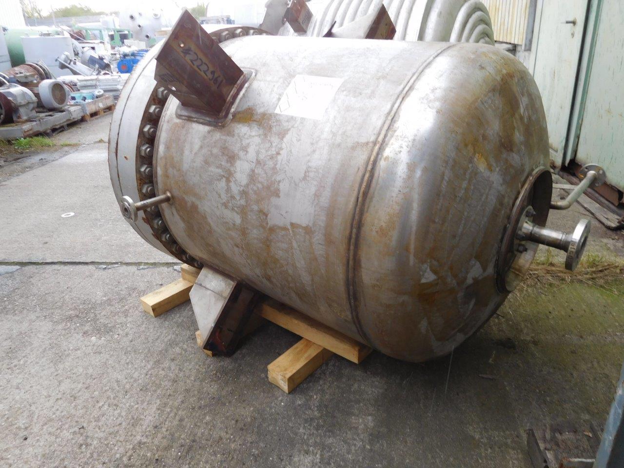  Hydrogenation Reactor 1,240 L (327.6 gallons) Stainless Steel Austenitic For Sale - IPP# 222961