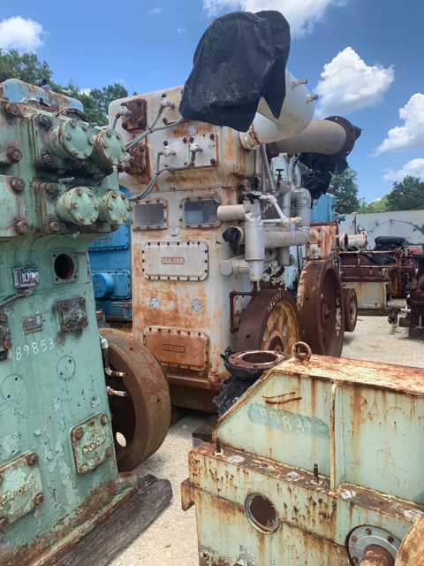 Carbon Steel Sulzer 2D200-2K Reciprocating Compressor - IPP# 234971