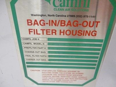 Unused Air Filter  Stainless Steel 304 For Sale - IPP# 235282