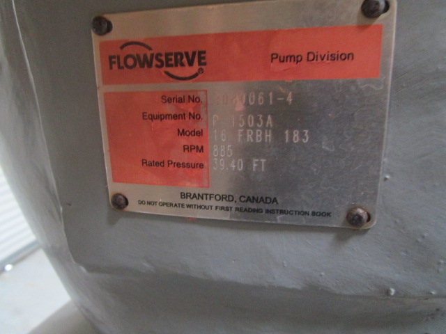 Unused Centrifugal Pump 1,800 m3/h (7,925 GPM) Stainless Steel 316 For Sale - IPP# 235397