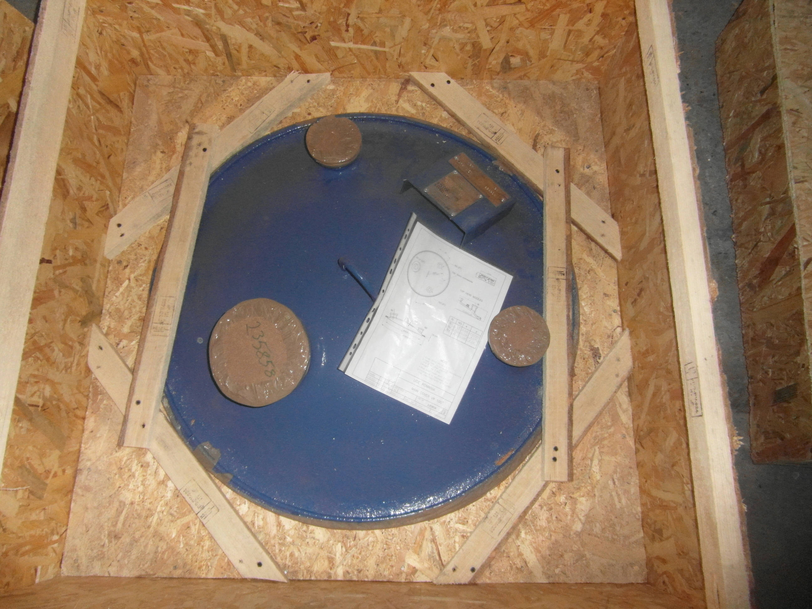 Glasslined Tank Cover Glass Lined Parts - IPP# 235858